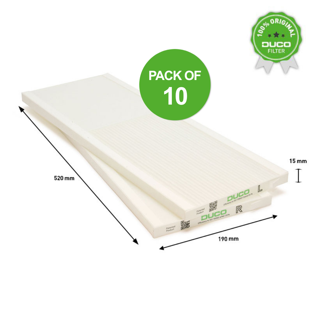 Filtersets voor DucoBox Energy Comfort Plus (10 filter sets)